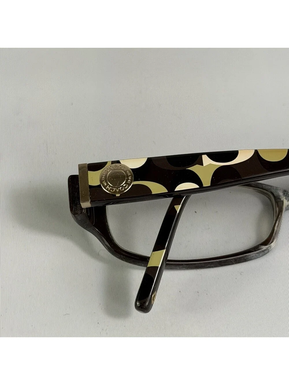 Coach Women's Eyeglasses Bernice (844) Black Rectangular Frame Only 49 15 130